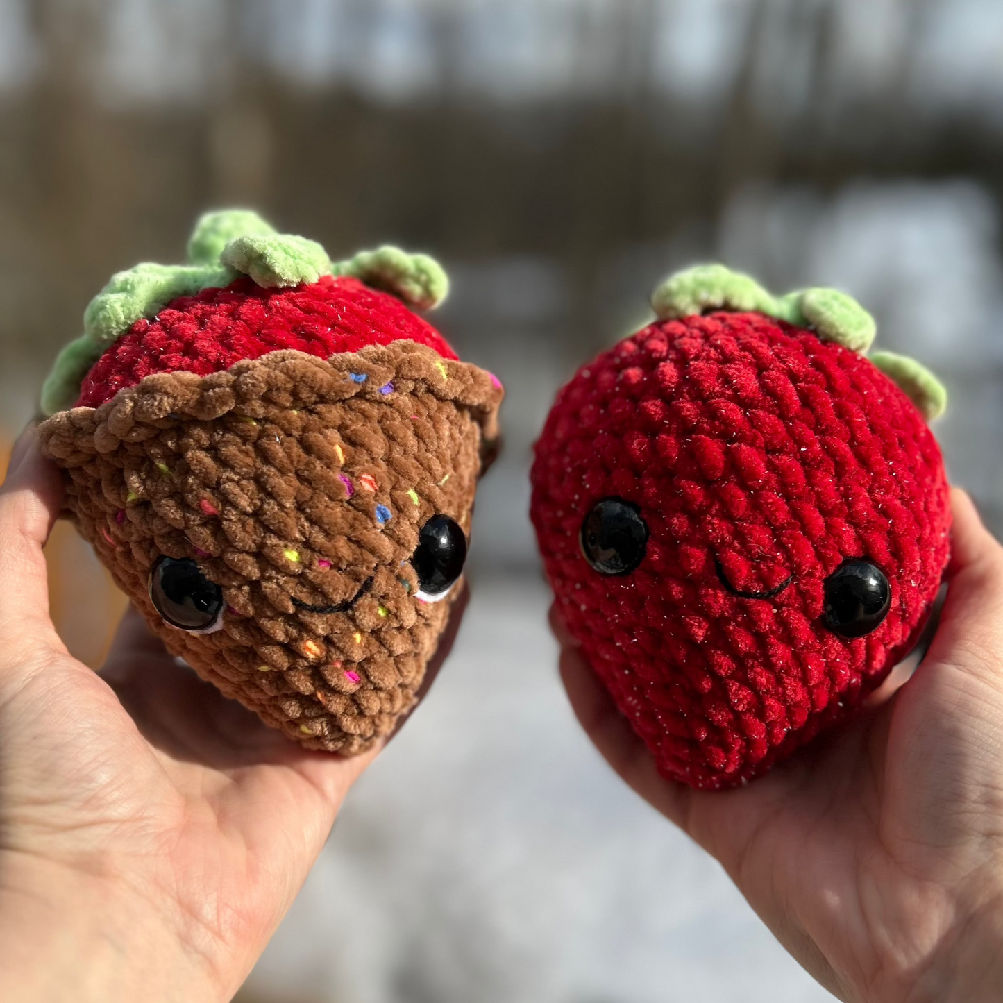 2 in 1 Strawberry Pattern