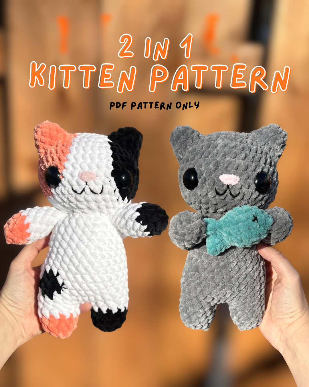 2 in 1 Kitty Pattern