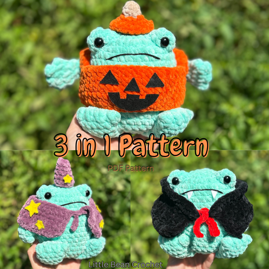 3 in 1 Philip Frog Costume Pattern