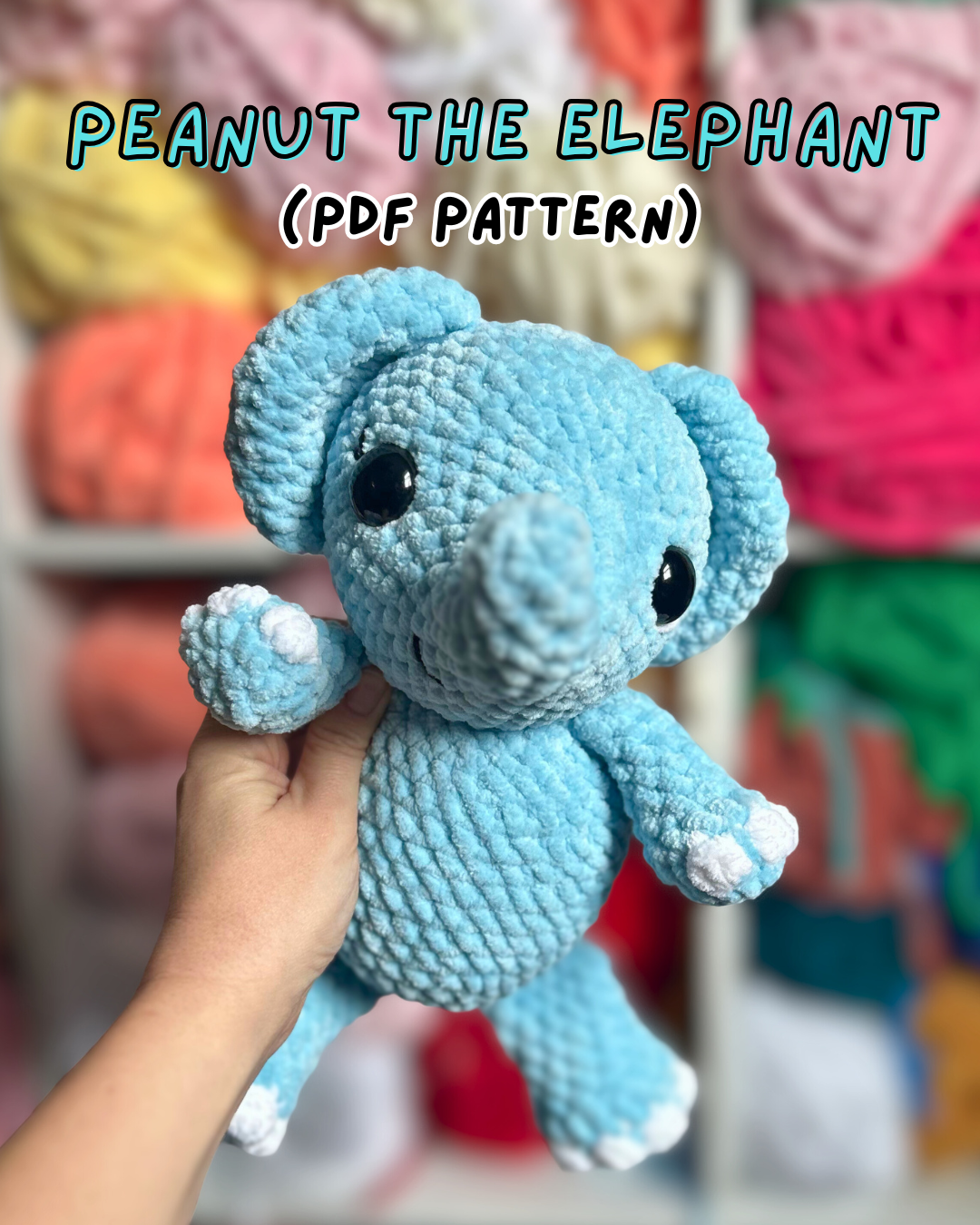 Peanut the Elephant pattern